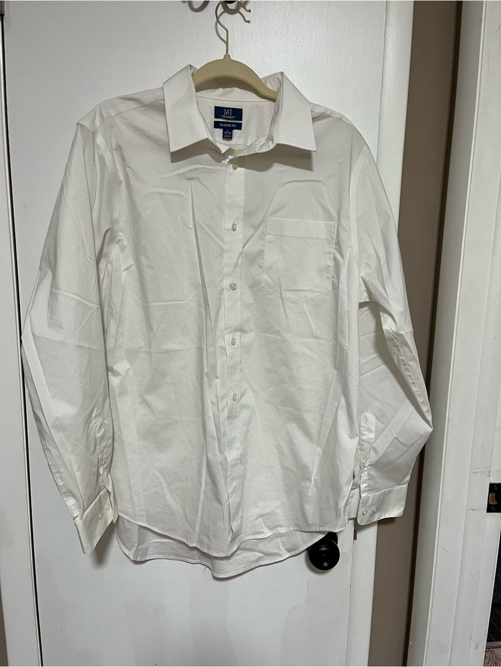 George White Men's Button-Down Dress Shirt
